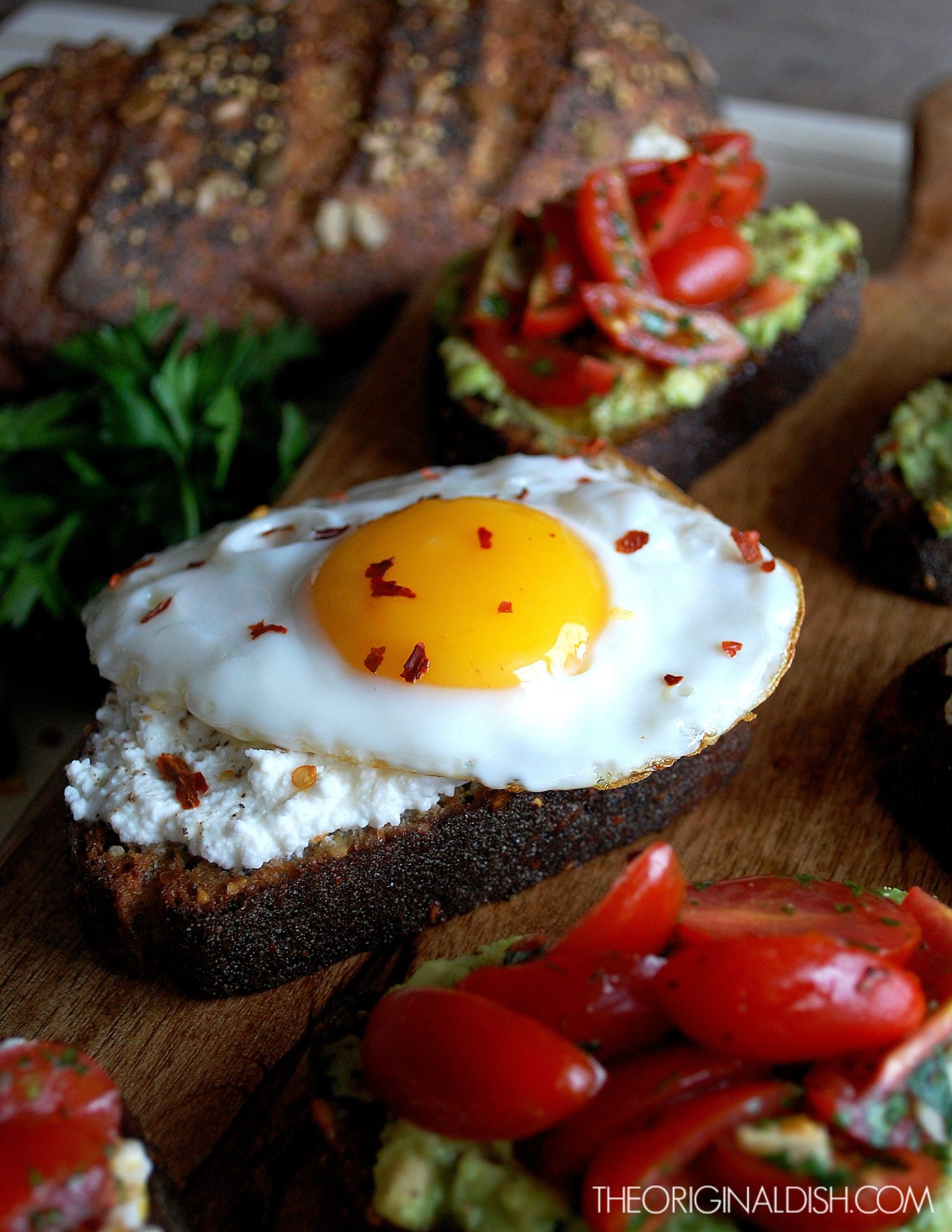 Breakfast Bruschetta The Original Dish