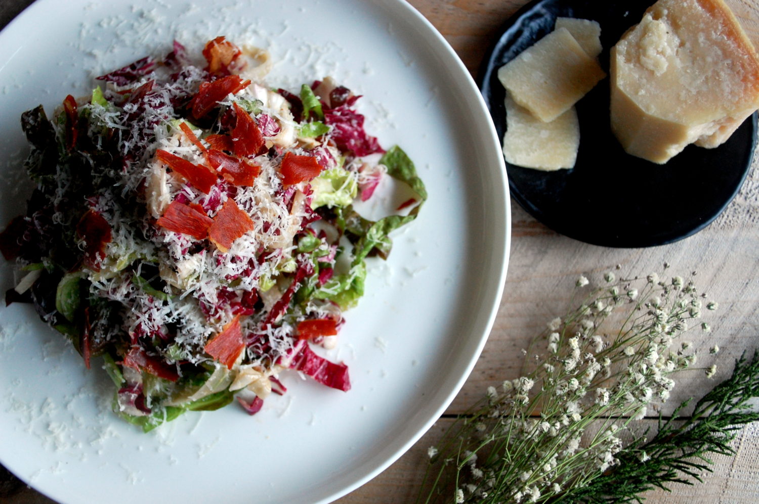 Radicchio &amp; Fennel Salad with Crispy Prosciutto - The Original Dish