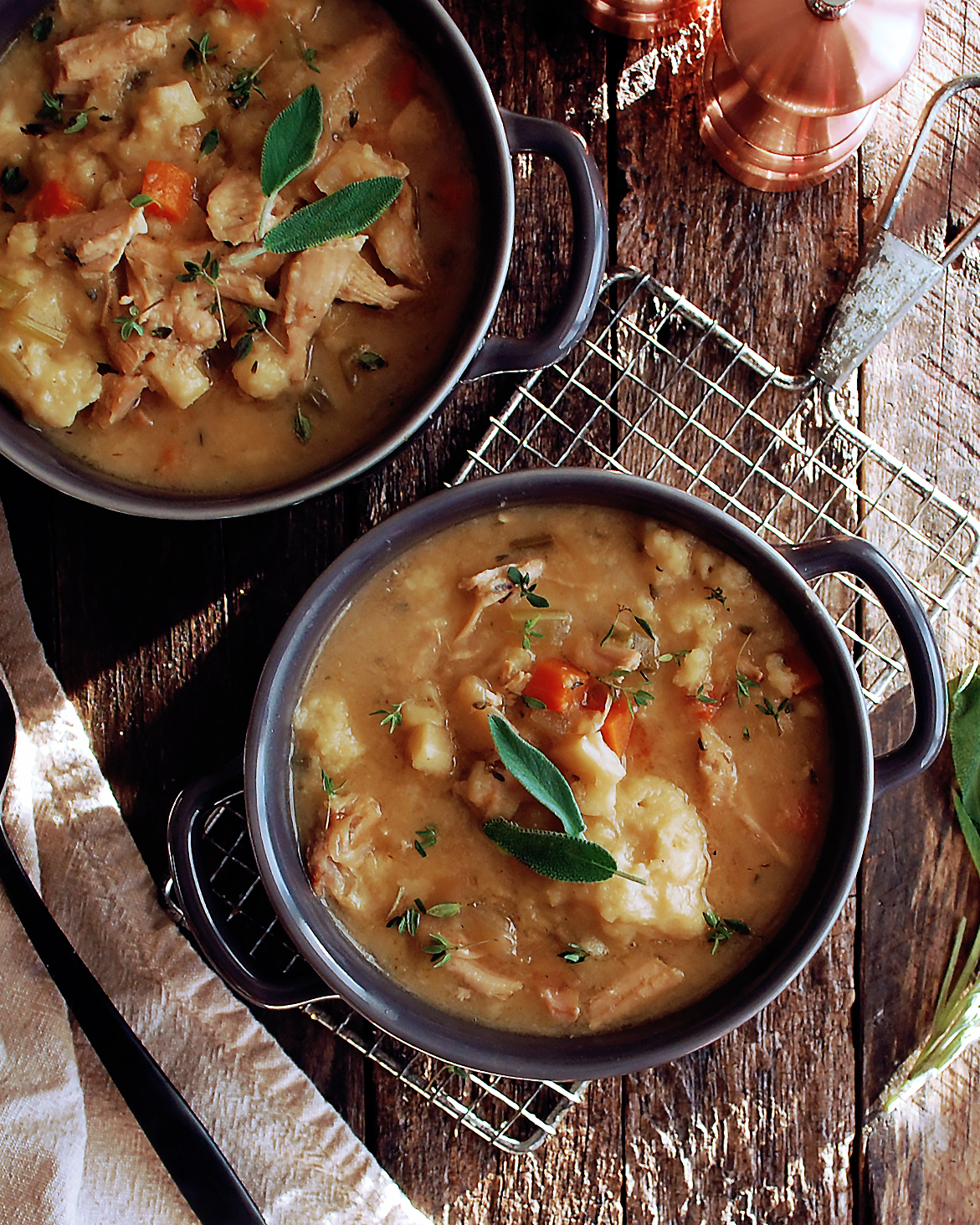 Leftover Turkey & Dumpling Soup - The Original Dish