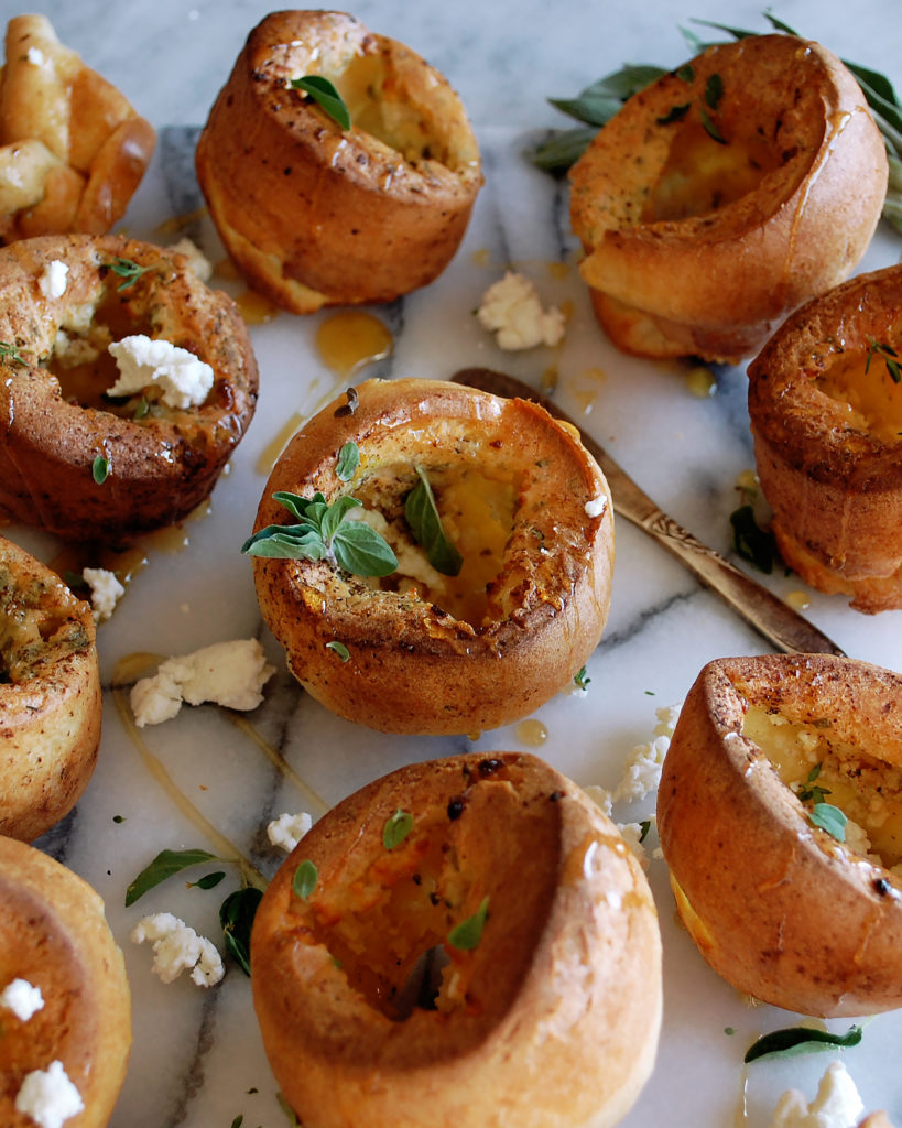 Herb & Goat Cheese Popovers - The Original Dish