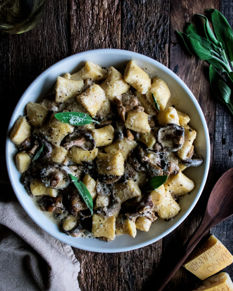 Creamy Mushroom Gnocchi - The Original Dish