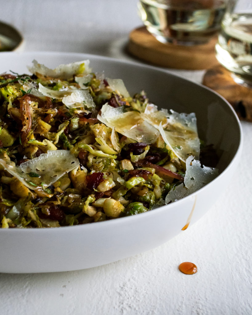 Warm Brussels Sprout Salad - The Original Dish