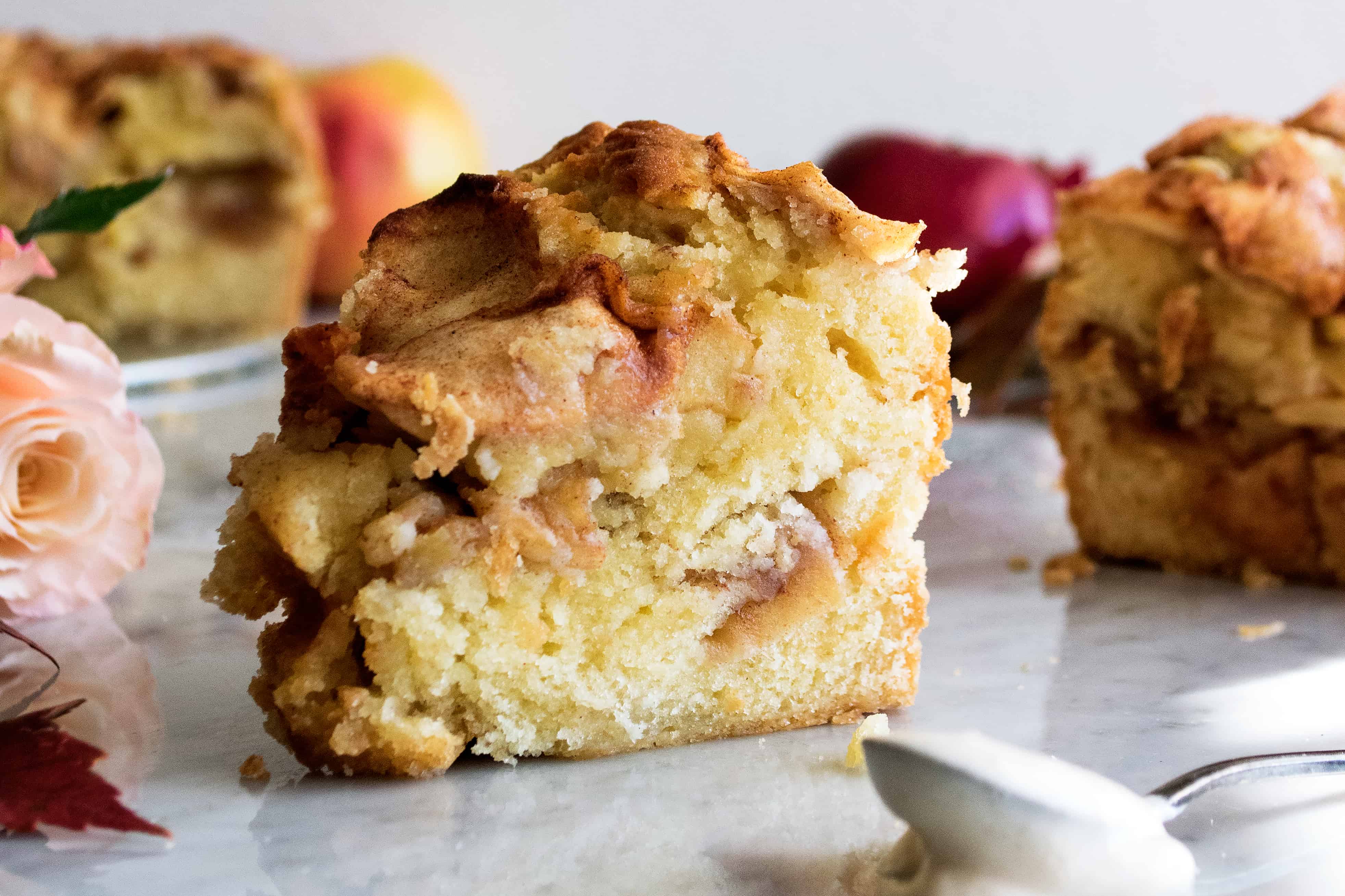 Vegan Baked Oatmeal with Apples & Cinnamon - Delightful Adventures
