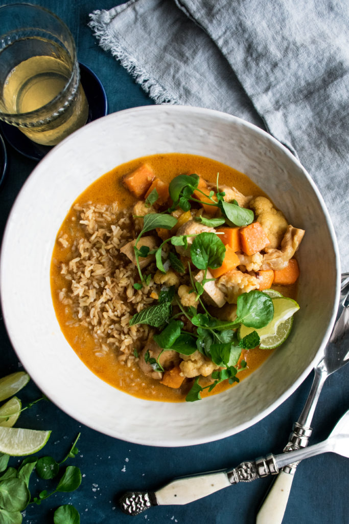 Thai Chicken Curry with Butternut Squash & Cauliflower - The Original Dish