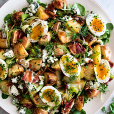 Crispy Potatoes with Jammy Eggs & Bacon - The Original Dish