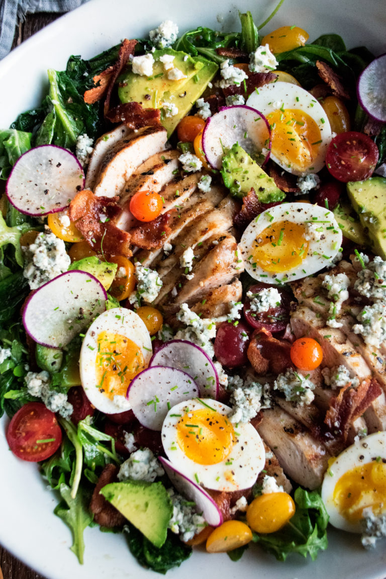 The Best Grilled Romaine Cobb Salad - The Original Dish