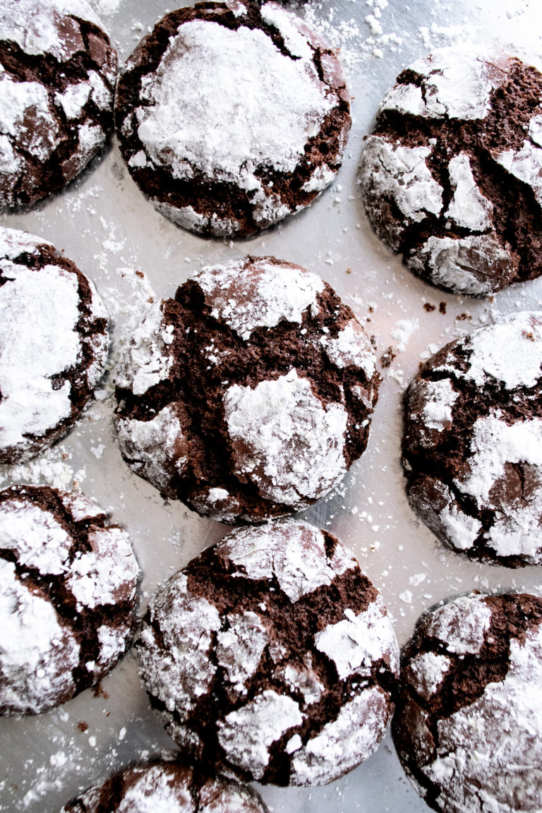 Chocolate Fudge Crinkle Cookies - The Original Dish