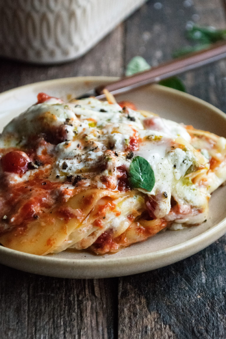 Christmas Burrata & Pesto Lasagna - The Original Dish