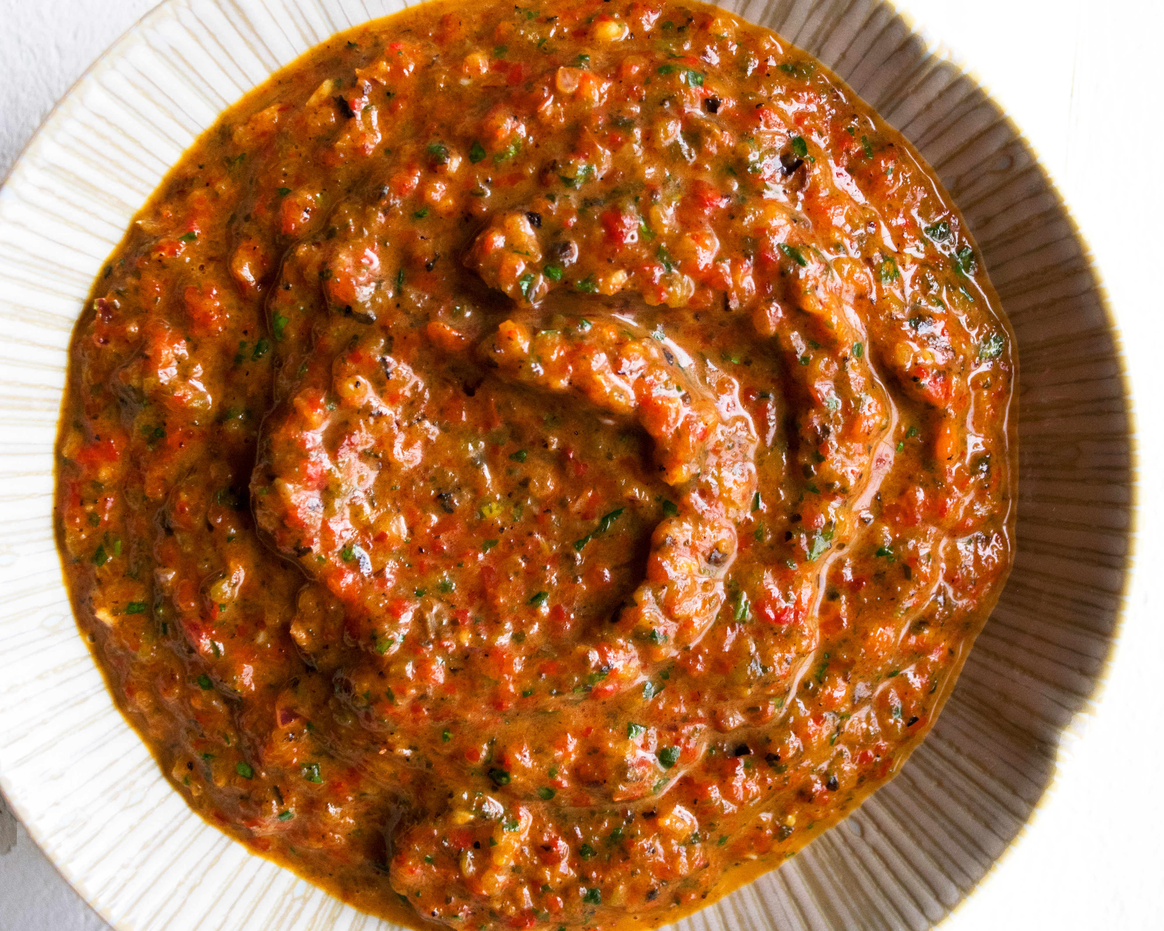 Charred Pepper Salsa - The Original Dish