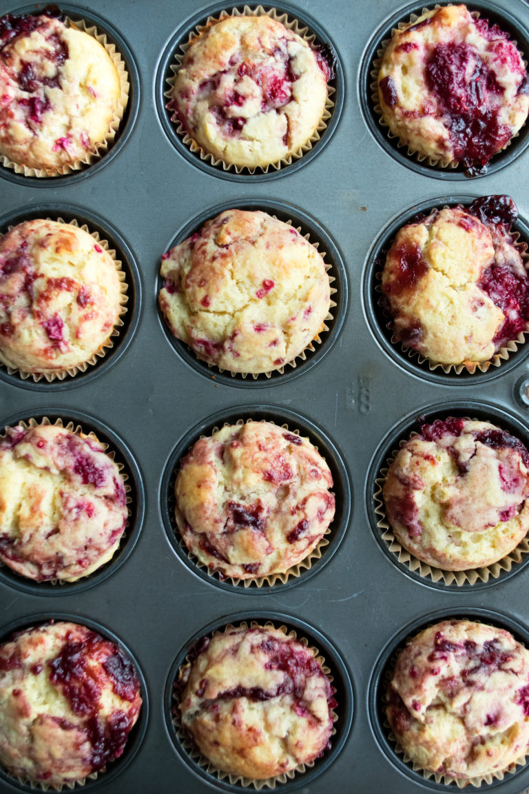 Raspberry Lemon Ricotta Muffins - The Original Dish