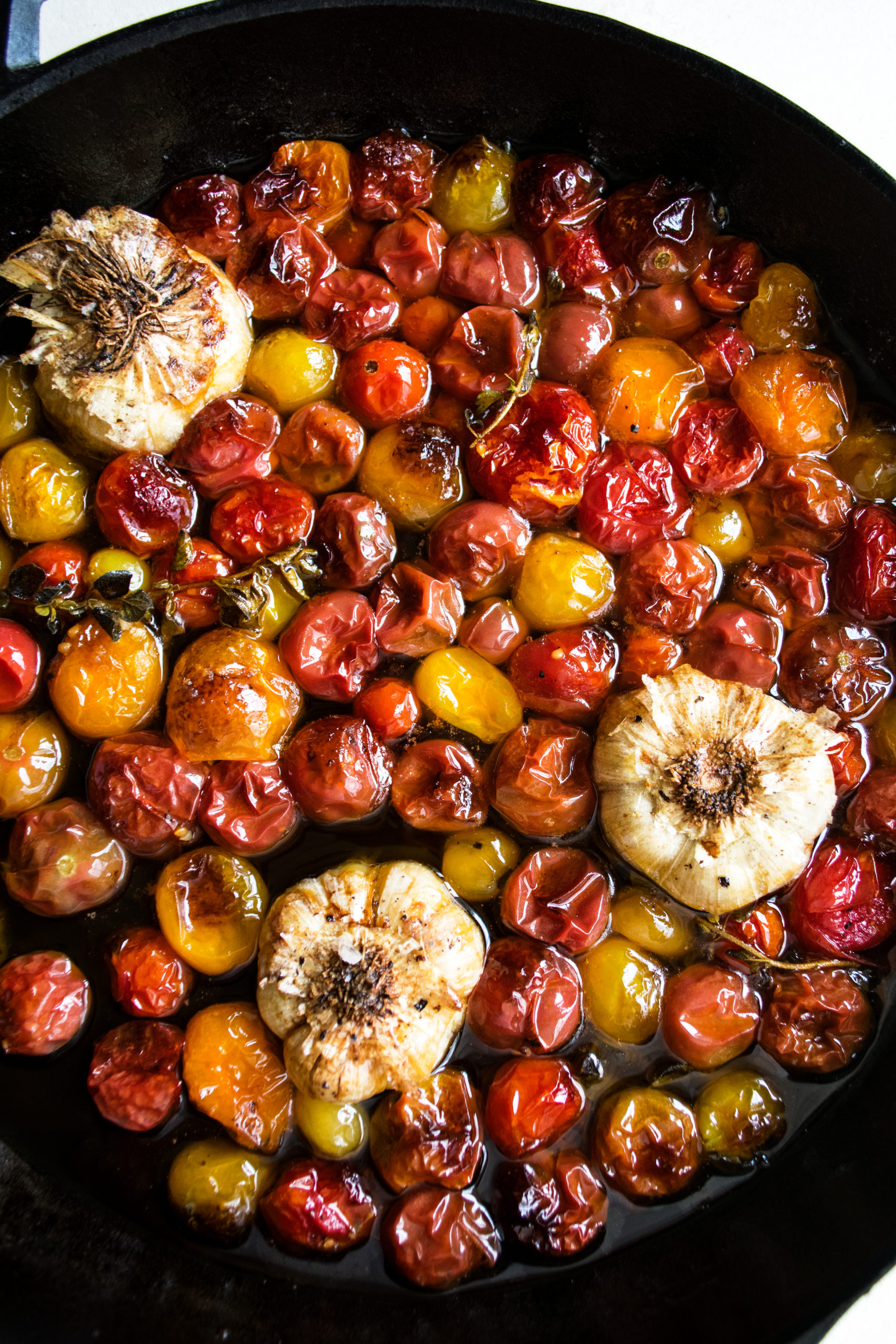Burrata Cheese with Roasted Cherry Tomatoes