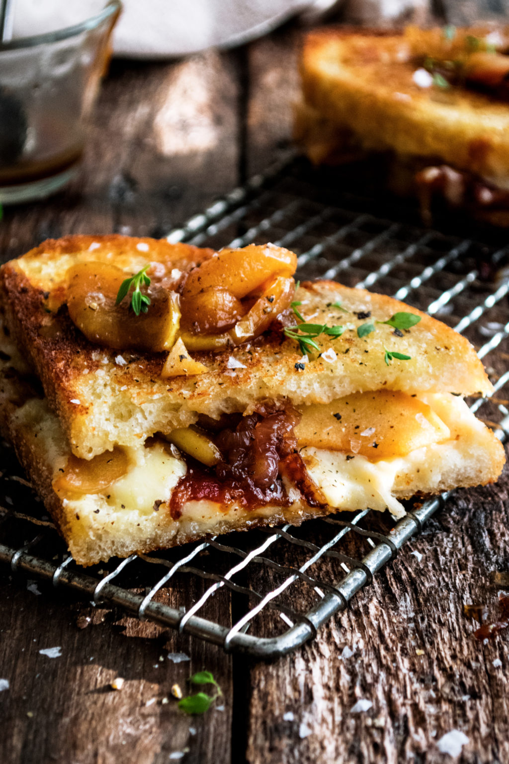 Caramelized Apple & Bacon Grilled Cheese - The Original Dish