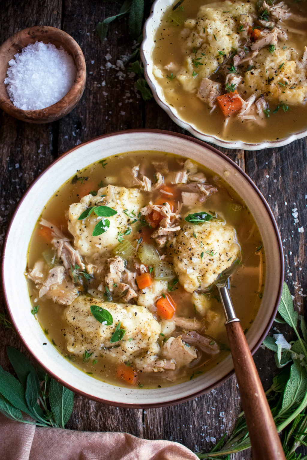 Leftover Turkey & Dumpling Soup - The Original Dish