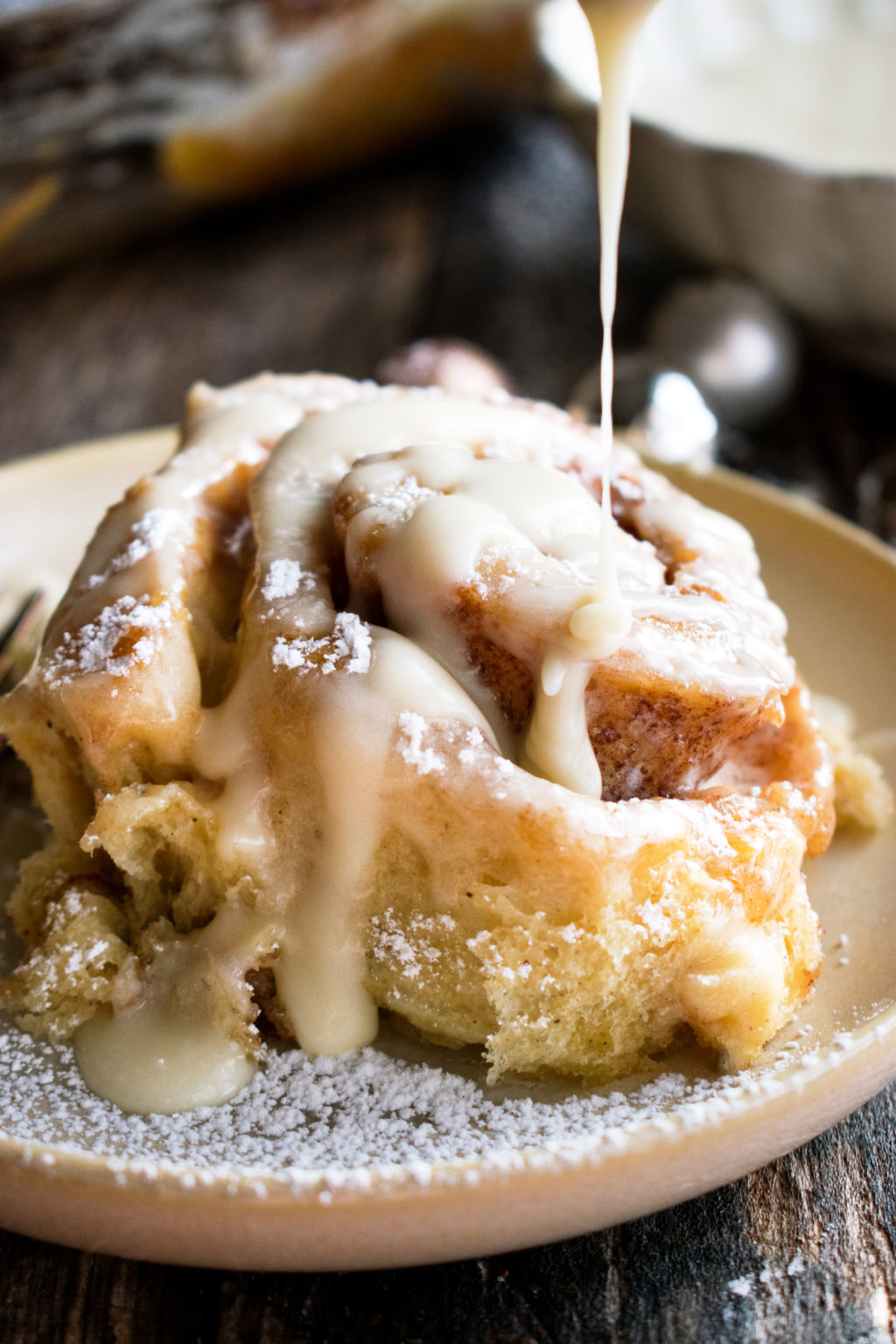 Overnight Cinnamon Rolls With Mascarpone Icing - The Original Dish