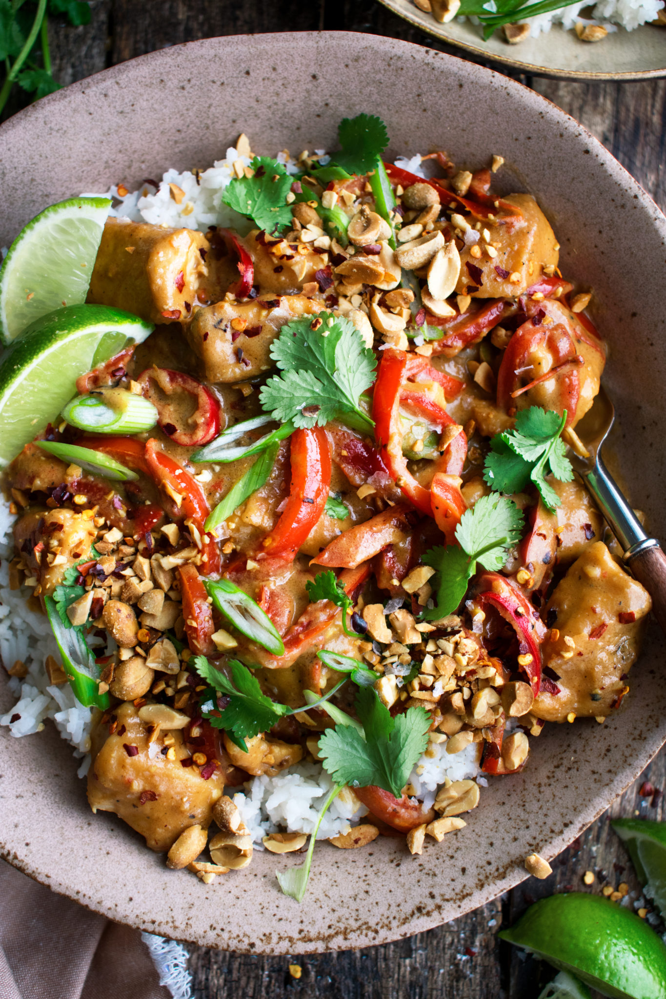Spicy Thai Peanut Chicken - The Original Dish