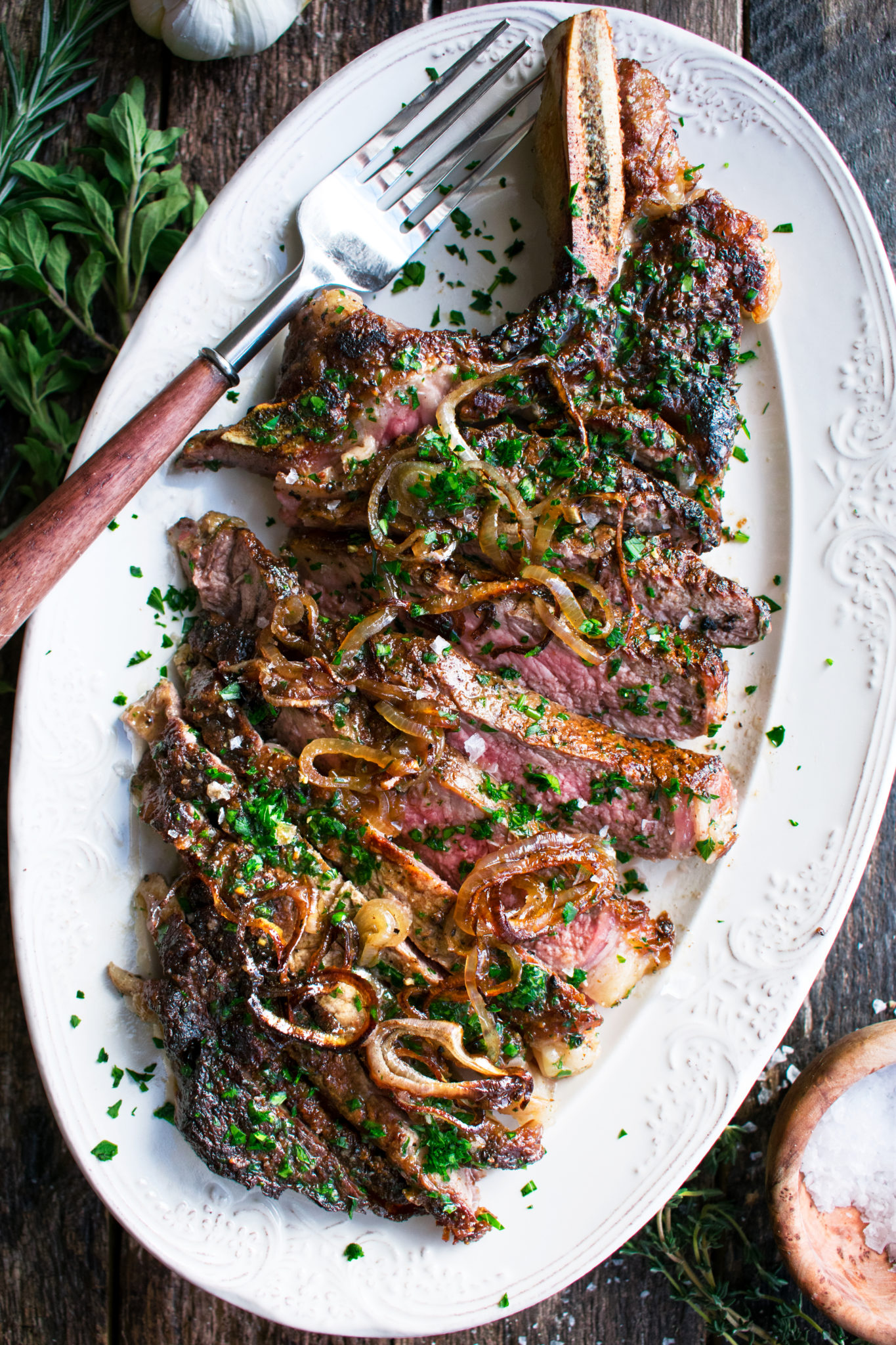 Pan-Roasted Ribeye with Parsley Butter - The Original Dish