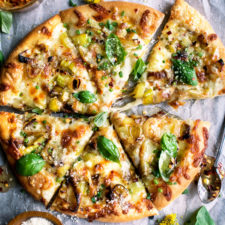 Caramelized Leek Pizza with Spicy Honey - The Original Dish