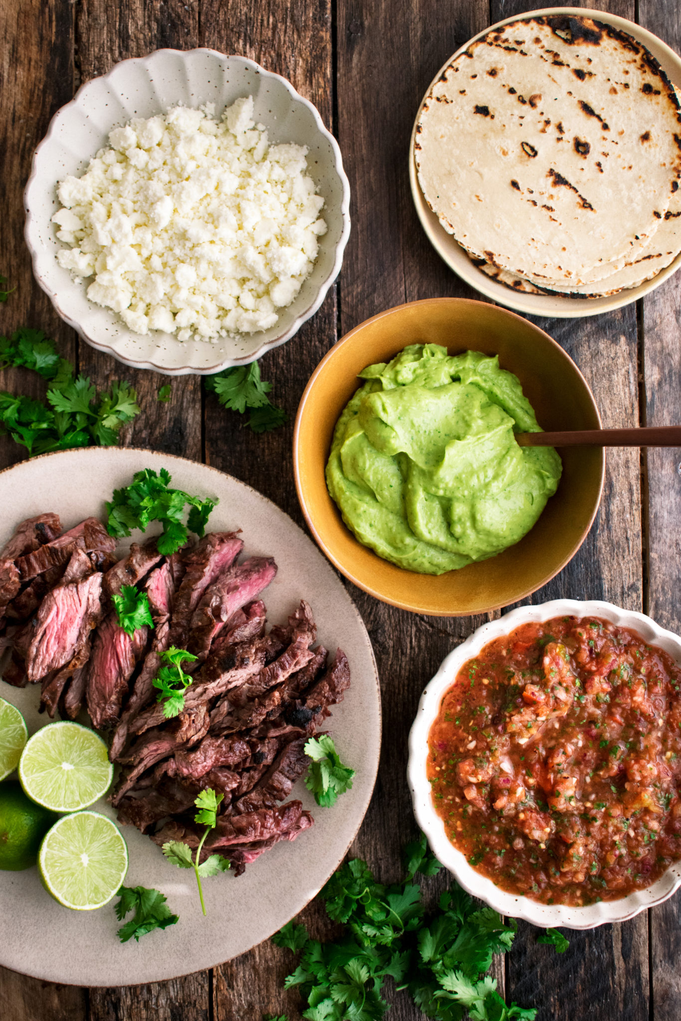 Skirt Steak Tacos With Charred Tomato Salsa The Original Dish