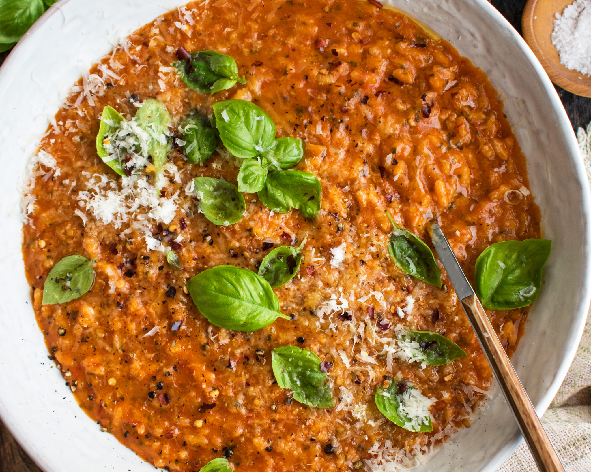 Tomato Basil Risotto - The Original Dish