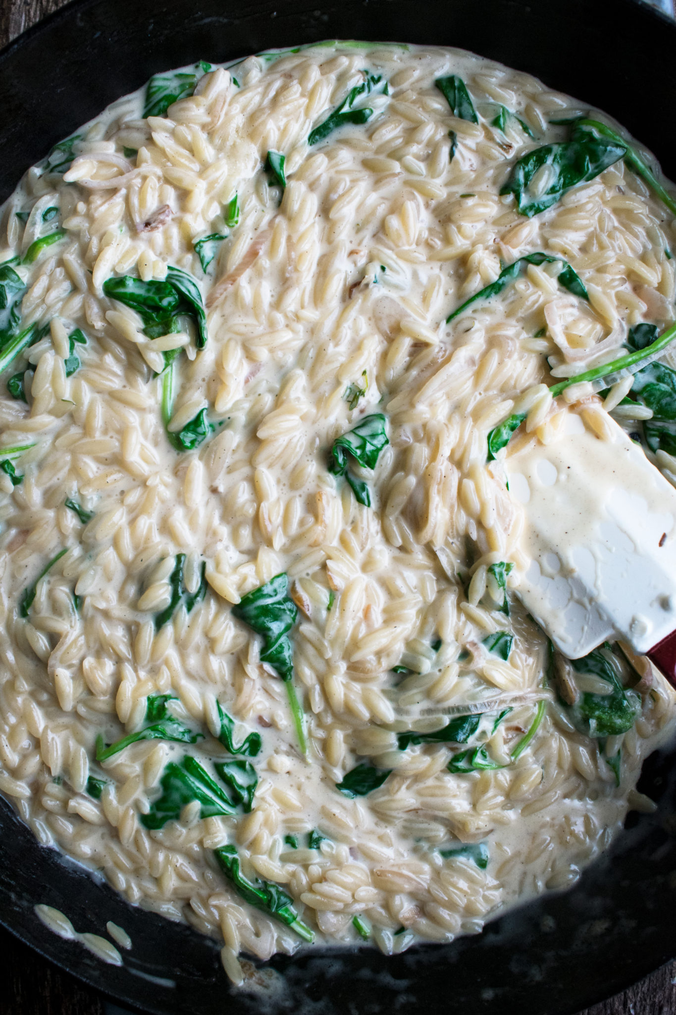 Baked Sage Chicken Meatballs with Parmesan Orzo - The Original Dish