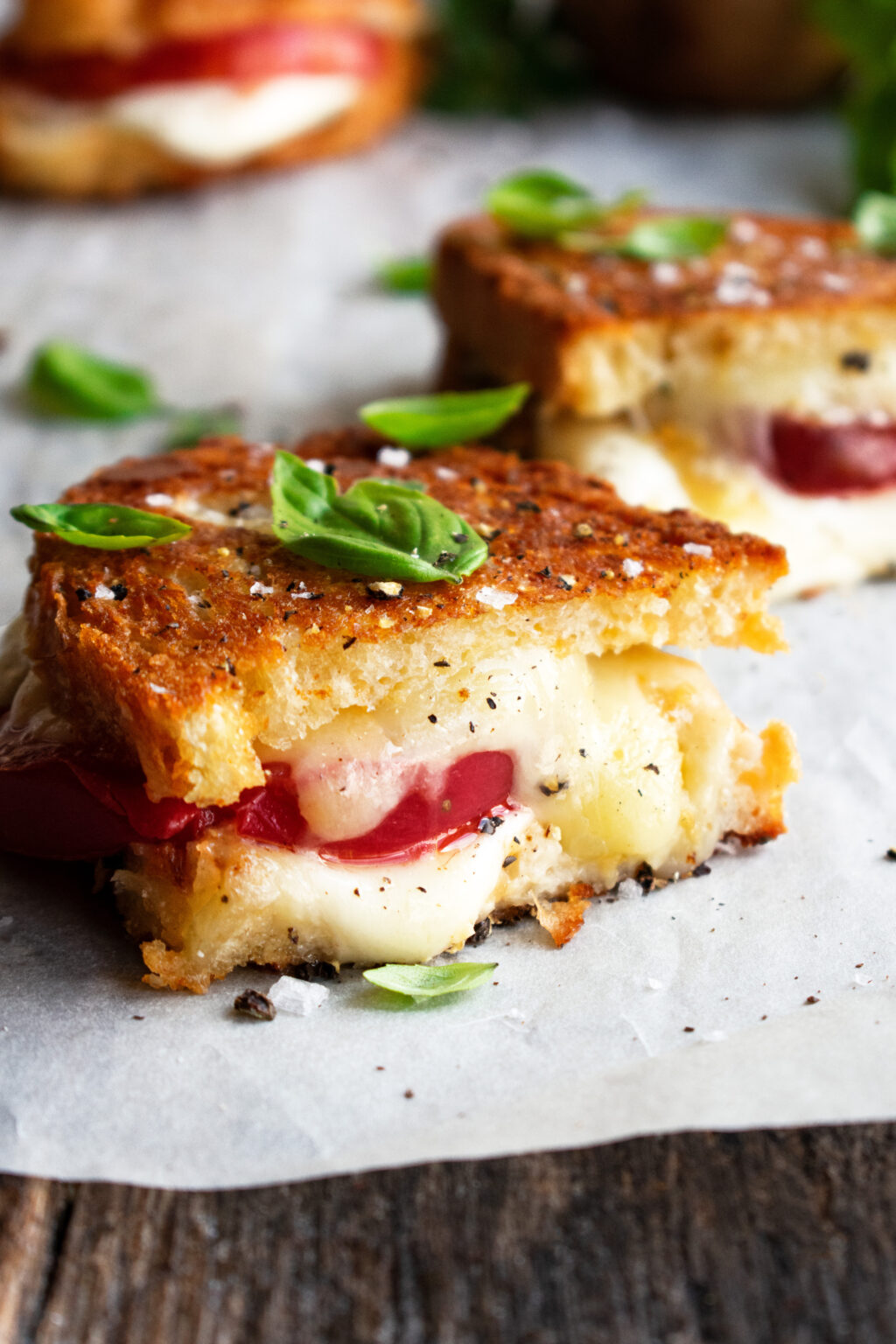 Caprese Grilled Cheese Sandwiches - The Original Dish