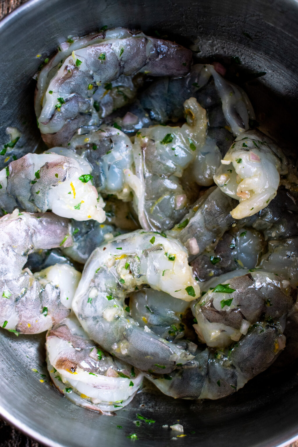 Radicchio Salad With Shrimp & Citrus Herb Vinaigrette - The Original Dish