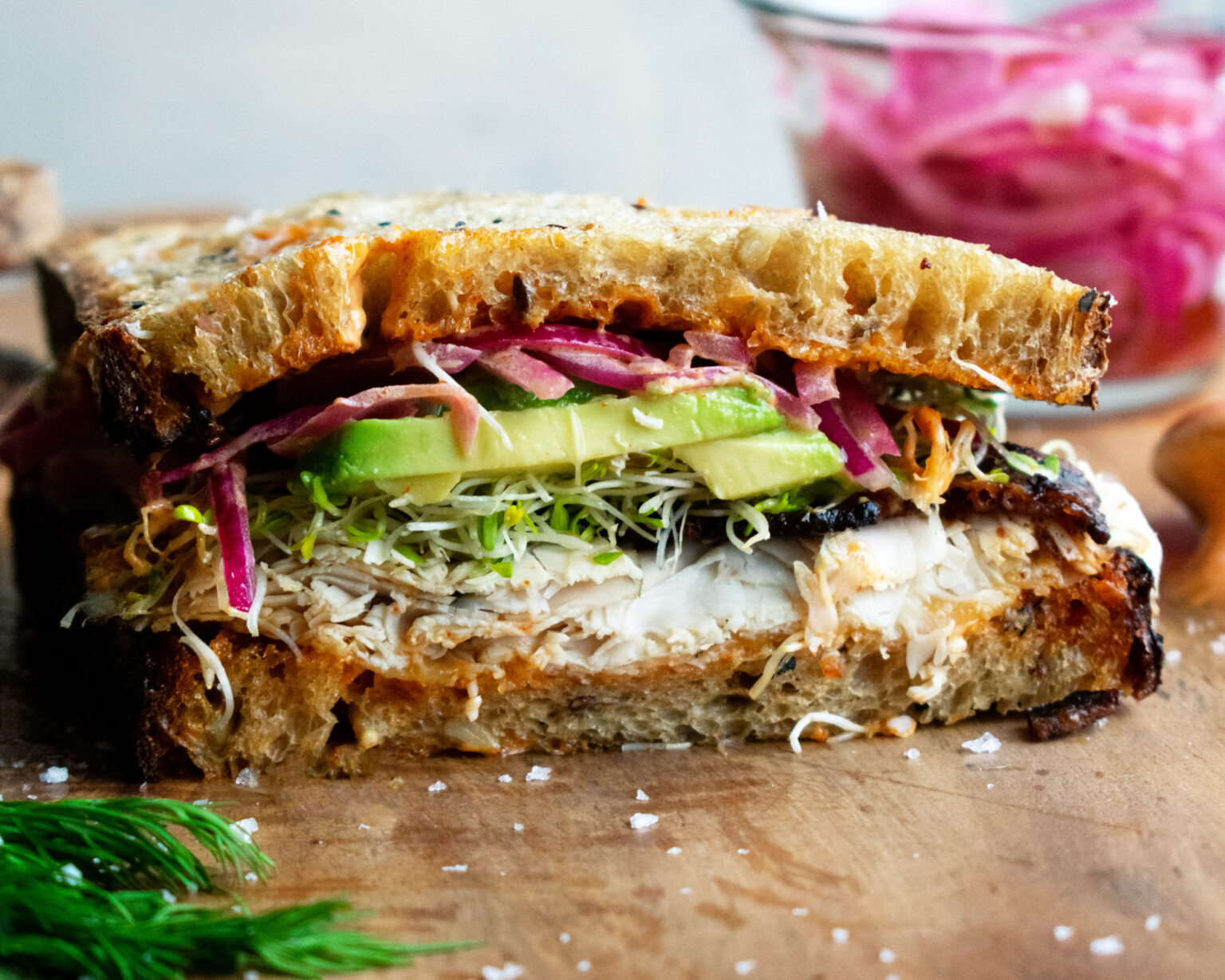 Smoked Turkey Sandwich With Spicy Mayo - The Original Dish