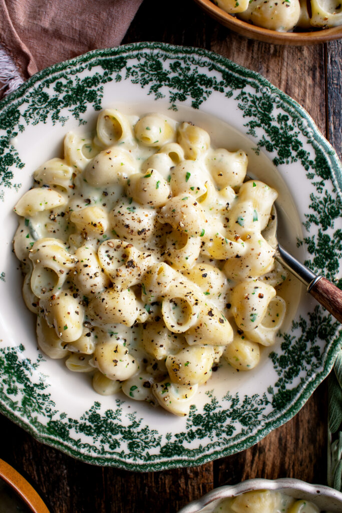 Herbed Stovetop Mac and Cheese - The Original Dish
