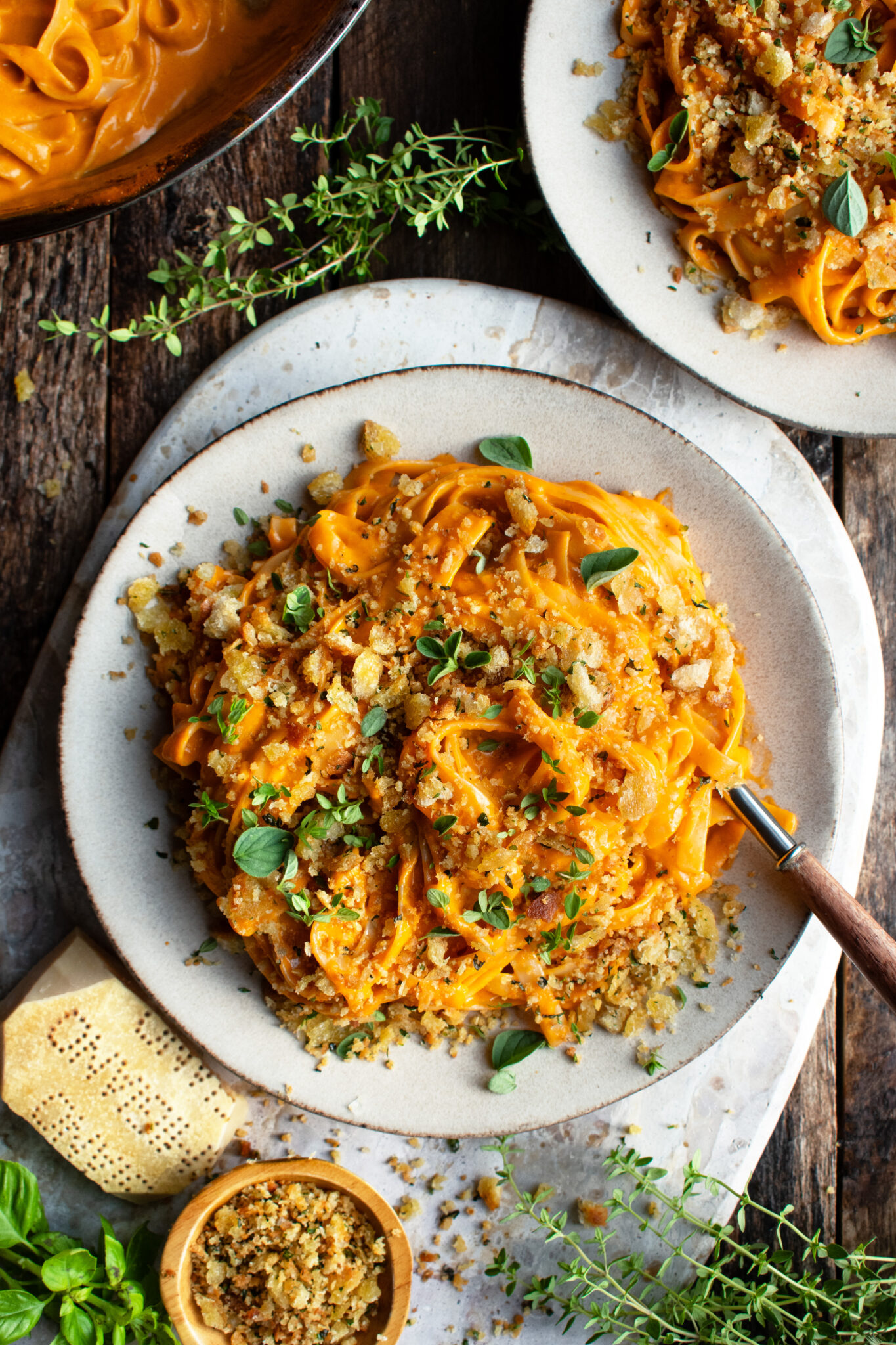 Creamy Tomato Pasta with Herb Breadcrumbs - The Original Dish