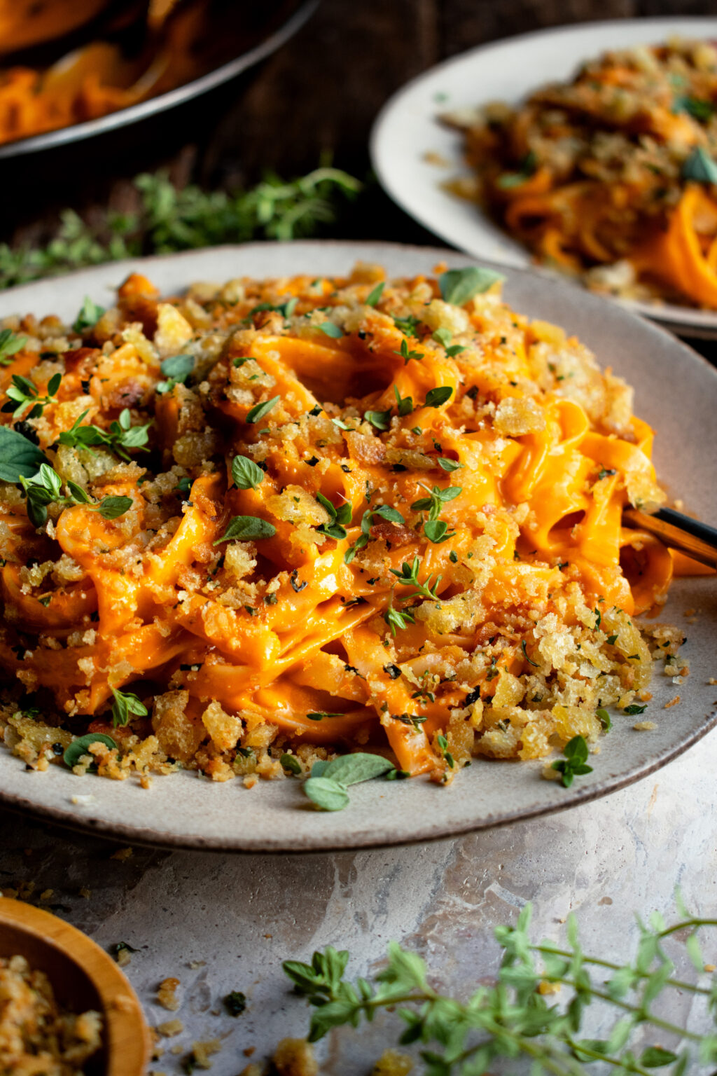 Creamy Tomato Pasta with Herb Breadcrumbs - The Original Dish